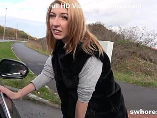 Gay car sex for sale by the side of the road for €50