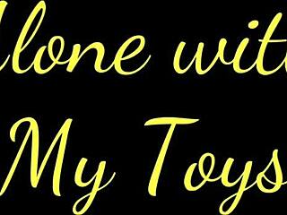 blonde ms paris rose alone with vibrator and dildo on shaved pussy.