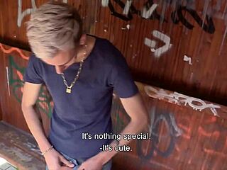 David Gets Paid To Make First Time Gay Staff's Anal Blowjob!