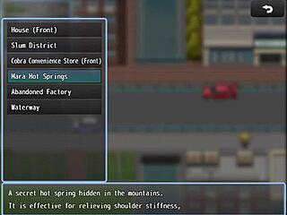 Man licks protagonist's pussy in hot spring