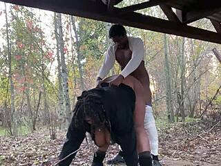 Fat Beautiful MILF Creampied Outdoors in Public by Monster Cock Pornstar Scene.