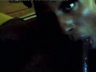 Ebony sucking big black dick