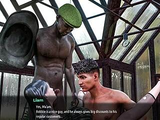 Adult game with a fashion theme – Group sex in a greenhouse