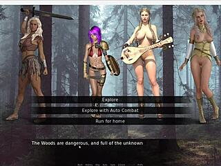 that was a long battle in DAMSELS AND DUNGEONS part 13, facing naked monsters