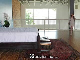 Tiny Redhead Dolly Little Welcomes Home Fuck?