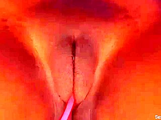 Stacy's solo session: puffy pussy and tight twat tease