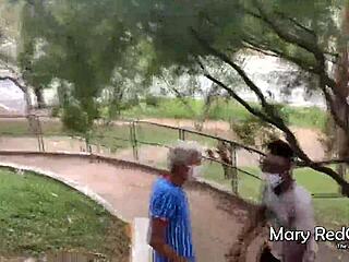 Wife Caught Masturbating Publicly