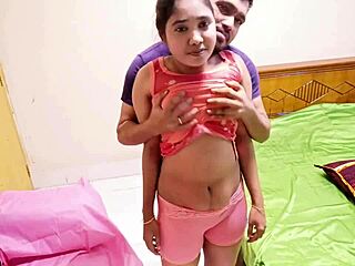 Cute brunette adori and hanif fucked at home