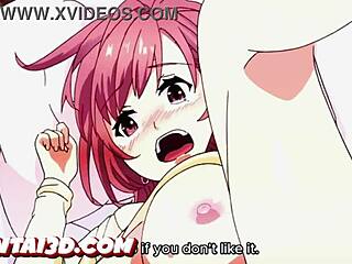 Beautiful 18-year-old with great assets enjoys deep throat and creampie in anime hentai