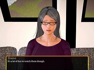 My New Family 470: Milf With Big Ass In Erotic Anime Game Tits