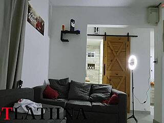 Homemade video of an amateur couple having rough sex outside