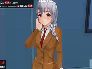 Tessa's self-pleasure journey in an uncensored 2D cartoon
