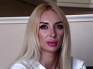 Blonde Shows Tits And Ass In Porn Casting Interview