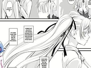 Witch guild adventures with futanari in anime hentai.