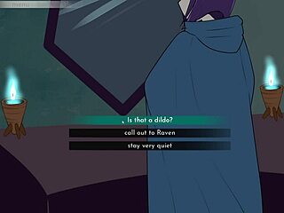 Hey, check out Raven masturbating in 18Titans Part 4 cartoon game!