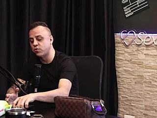 Brazilian babe kisses guy, angers cuckold who cums on car door