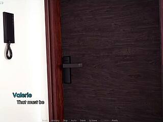 3D hentai game with college girl sucking and bukkake action