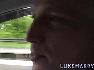 Alternative Brunette with Glasses Fucks Hard in Outdoor Scene