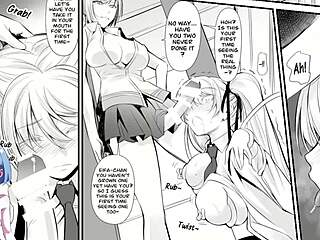 Witch guild adventures with futanari in anime hentai.