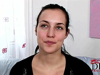 Carmen Croft's Flawless Babe Casting Interview Showing Big Tits