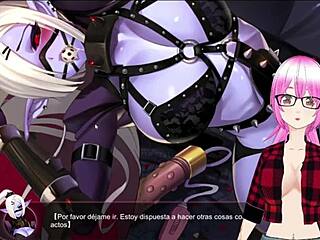 The erotic journey of a dark elf maiden in an animated porn video