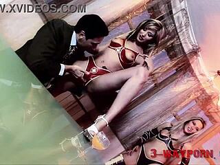 Do 2 Hot Latex Sluts Dominate 2 Guys In 3-Way?