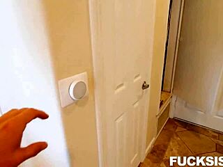 Petite teen Hime Marie gives blowjob to Brad Newman in POV