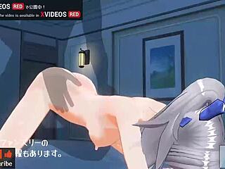 Tessa's self-pleasure journey in an uncensored 2D cartoon