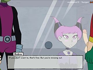 18Titans Episode 13 - Raven Handjob