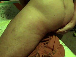 First Solo Anal Assfucking And Masturbation Session