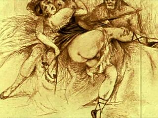 Vintage Erotic Illustration From Antique Collection