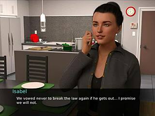 In this anime hentai, a curvy teen nurses back to pleasure in a 3d game.