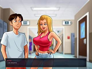 Summer fun with big-boobed teens and monster cocks in 3D