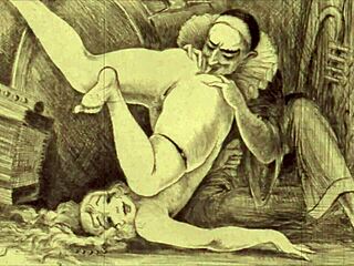Vintage Erotic Illustration From Antique Collection