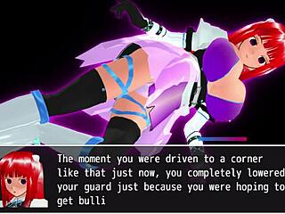 Girl B hero battles monster lord in part 37.