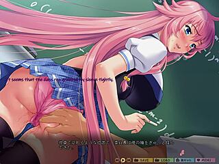 Anime hentai girls get fingered and masturbated in classroom outdoor scene