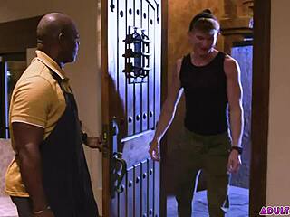 Black Old Man Takes Redhead Twink's Virginity Hard!