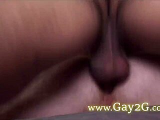 this hot anal gay porn features muscular tattooed bodybuilder