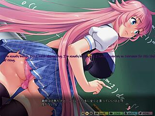 Anime hentai girls get fingered and masturbated in classroom outdoor scene