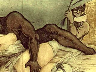 Vintage Erotic Illustration From Antique Collection