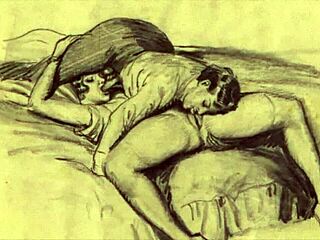 vintage erotic sketches hint at forbidden desires from a retro era. their allure draws you into classic fantasies.