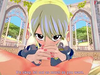 lucy asks, can i deepthroat this? in fairy tail