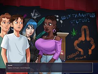 Intriguing Gameplay With Big Cock Handjob In Shower