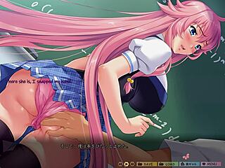 Anime hentai girls get fingered and masturbated in classroom outdoor scene