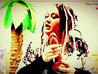 Is goddess lana teasing with cock ring and blowjob in pov?