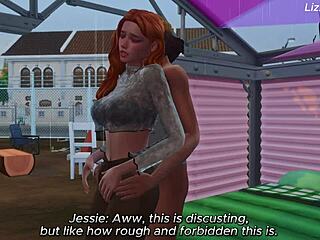 Wow, Innocent Redhead's Street BBC Fuck!