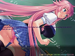 Anime hentai girls get fingered and masturbated in classroom outdoor scene