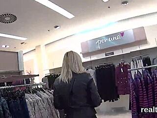 Can this charming czech girl resist seduction in the shop?