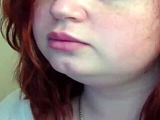 Russian pawg redhead dances with natural beauty and solo charm.