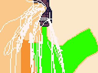 Hentai blowjob with big dick animation